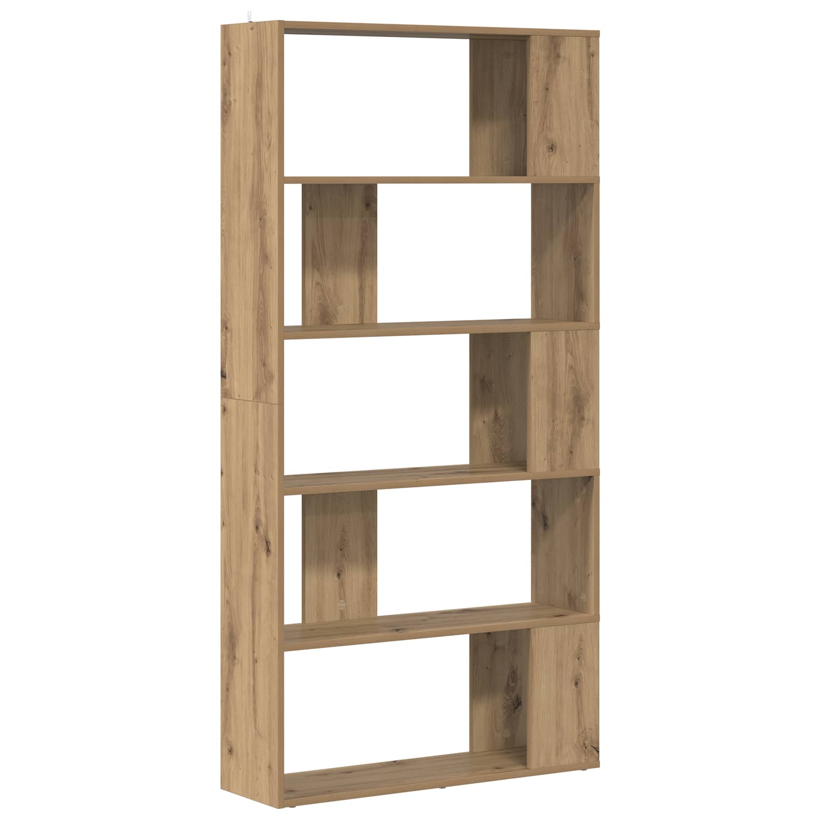 Bücherregal 80 x 24 x 159 cm Holzwerkstoff Artisan-Eiche