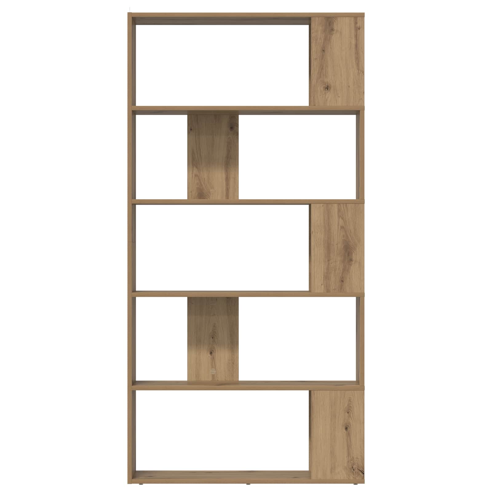 Bücherregal 80 x 24 x 159 cm Holzwerkstoff Artisan-Eiche