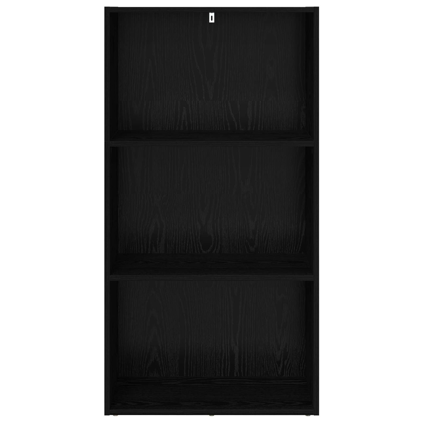 Bücherregal 60 x 30 x 114 cm Holzwerkstoff Schwarz Eichen-Optik