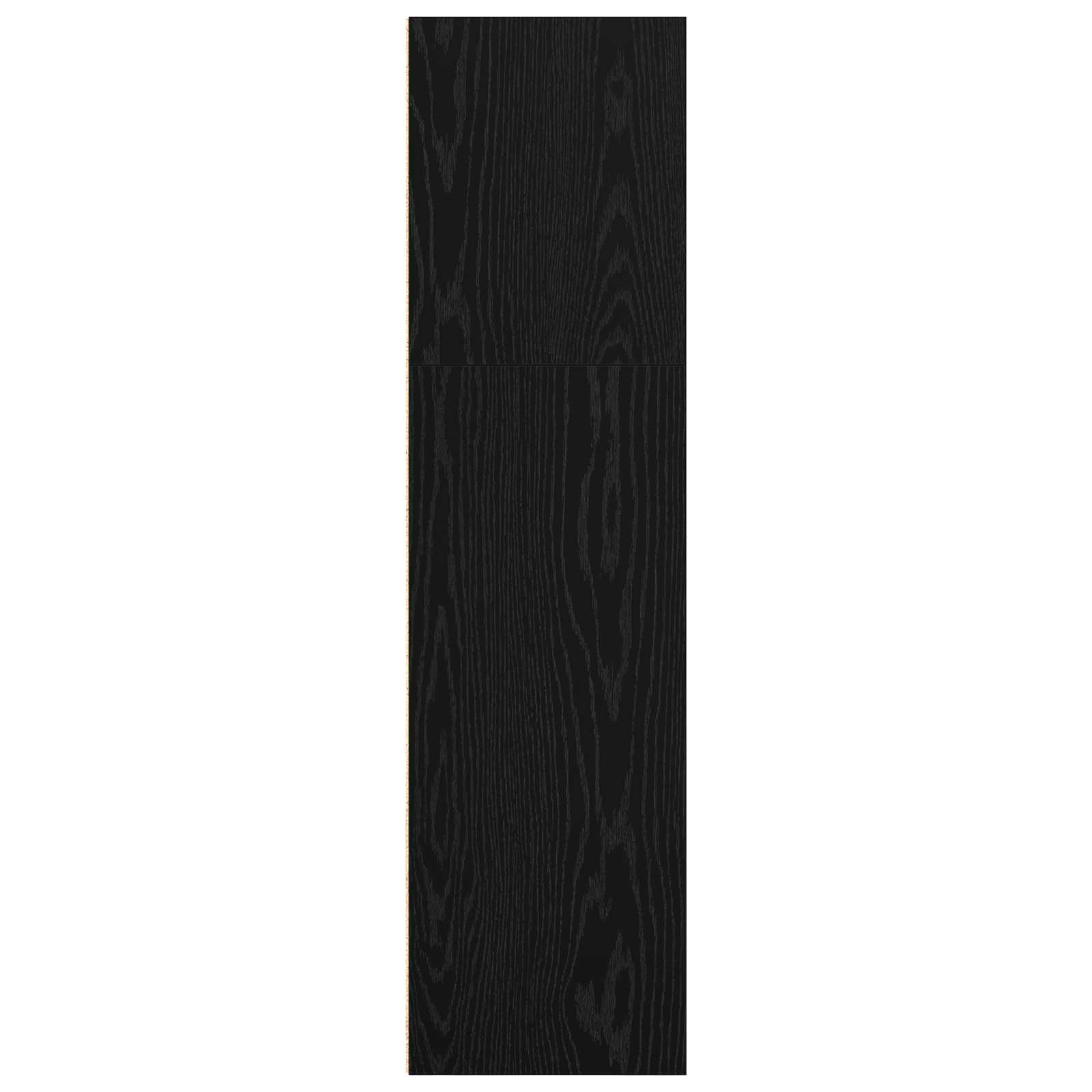 Bücherregal 60 x 30 x 114 cm Holzwerkstoff Schwarz Eichen-Optik