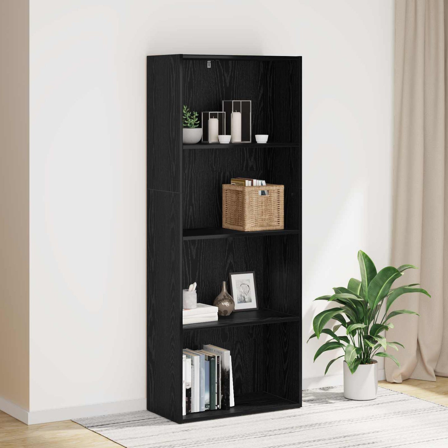 Freistehender Stauraum 60 x 30 x 151,5 cm Holzwerkstoff