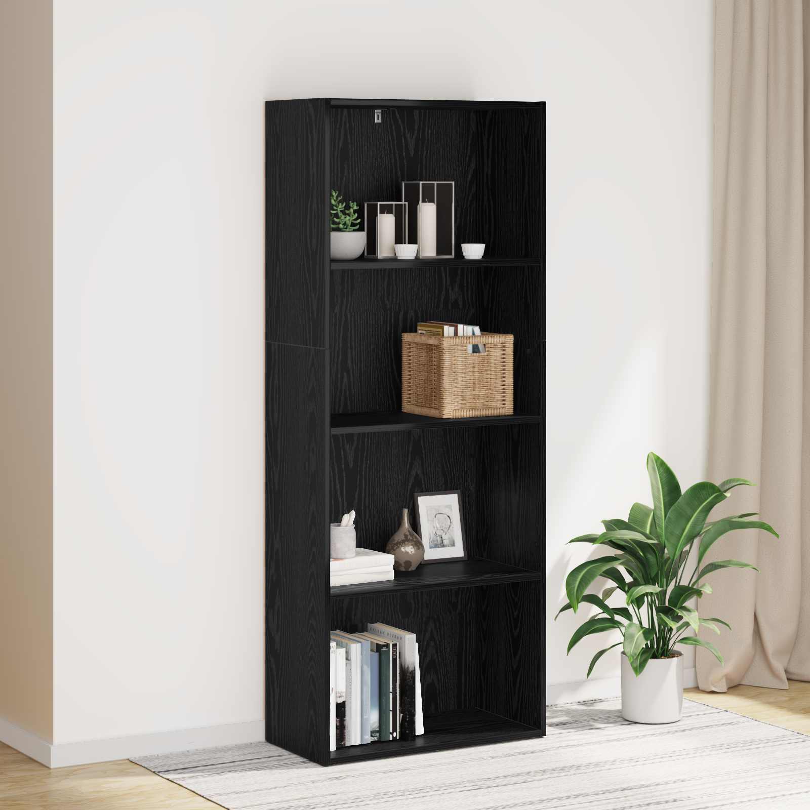 Freistehender Stauraum 60 x 30 x 151,5 cm Holzwerkstoff