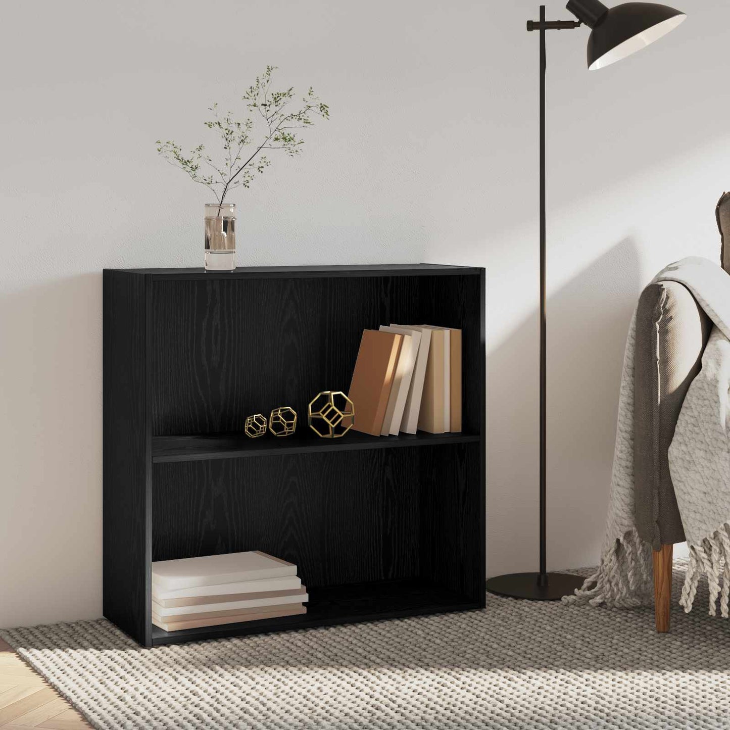 Bücherregal 80 x 30 x 76,5 cm Holzwerkstoff