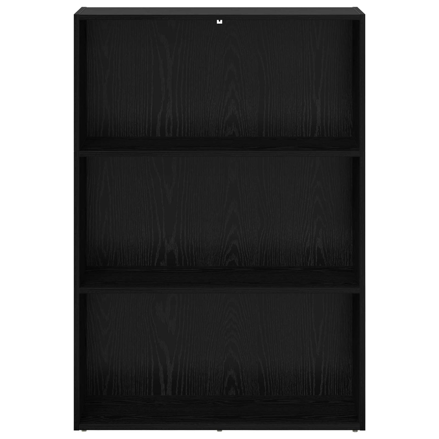Bücherregal 80 x 30 x 114 cm Holzwerkstoff Schwarz Eichen-Optik