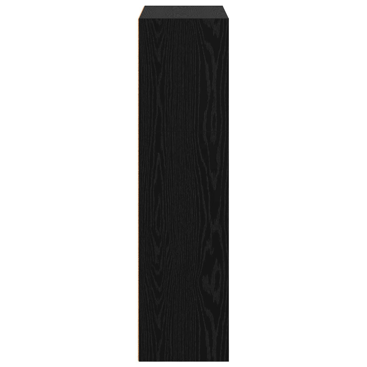 Bücherregal 80 x 30 x 114 cm Holzwerkstoff Schwarz Eichen-Optik