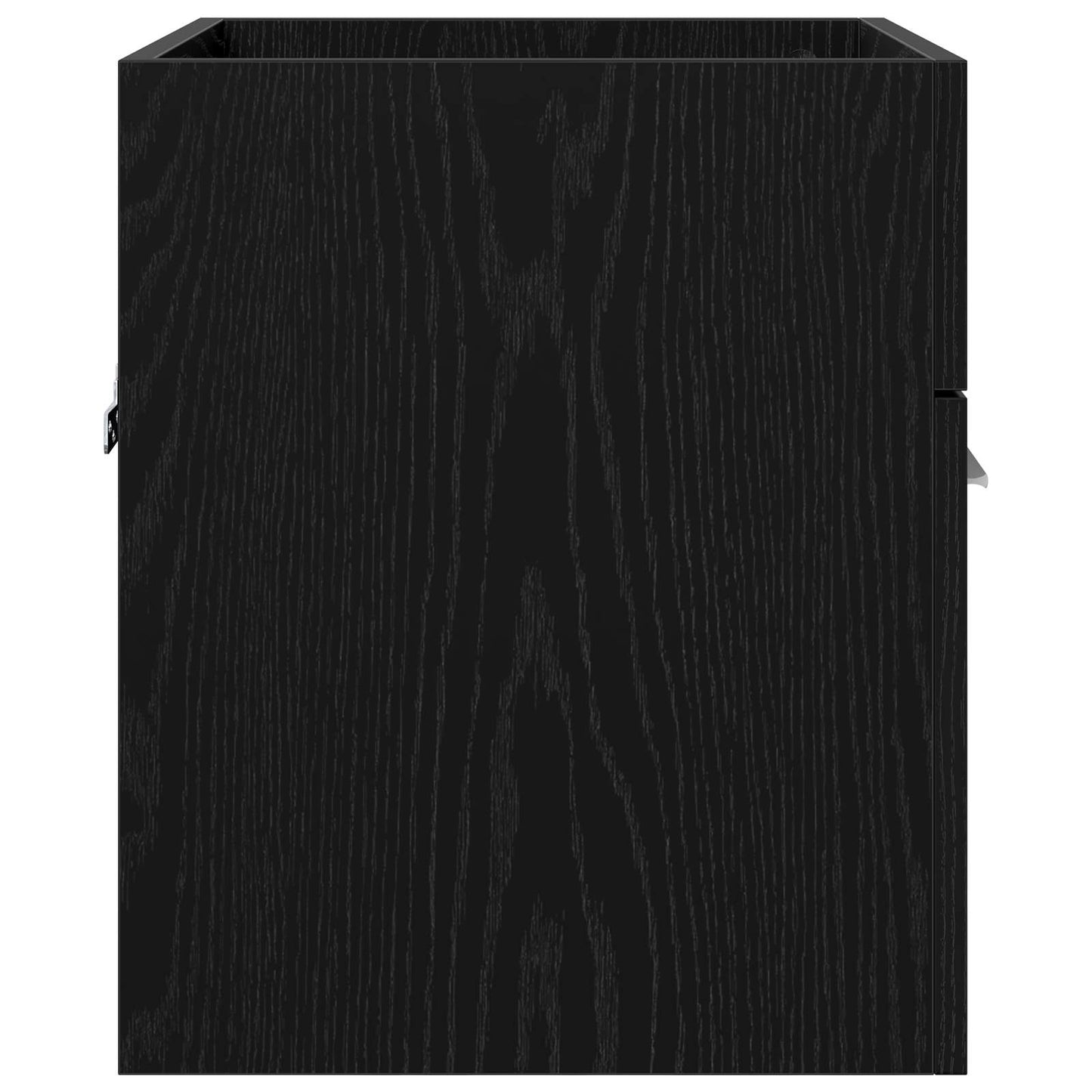 Waschbeckenunterschrank Schwarz Eichen-Optik 41 x 38,5 x 46 cm