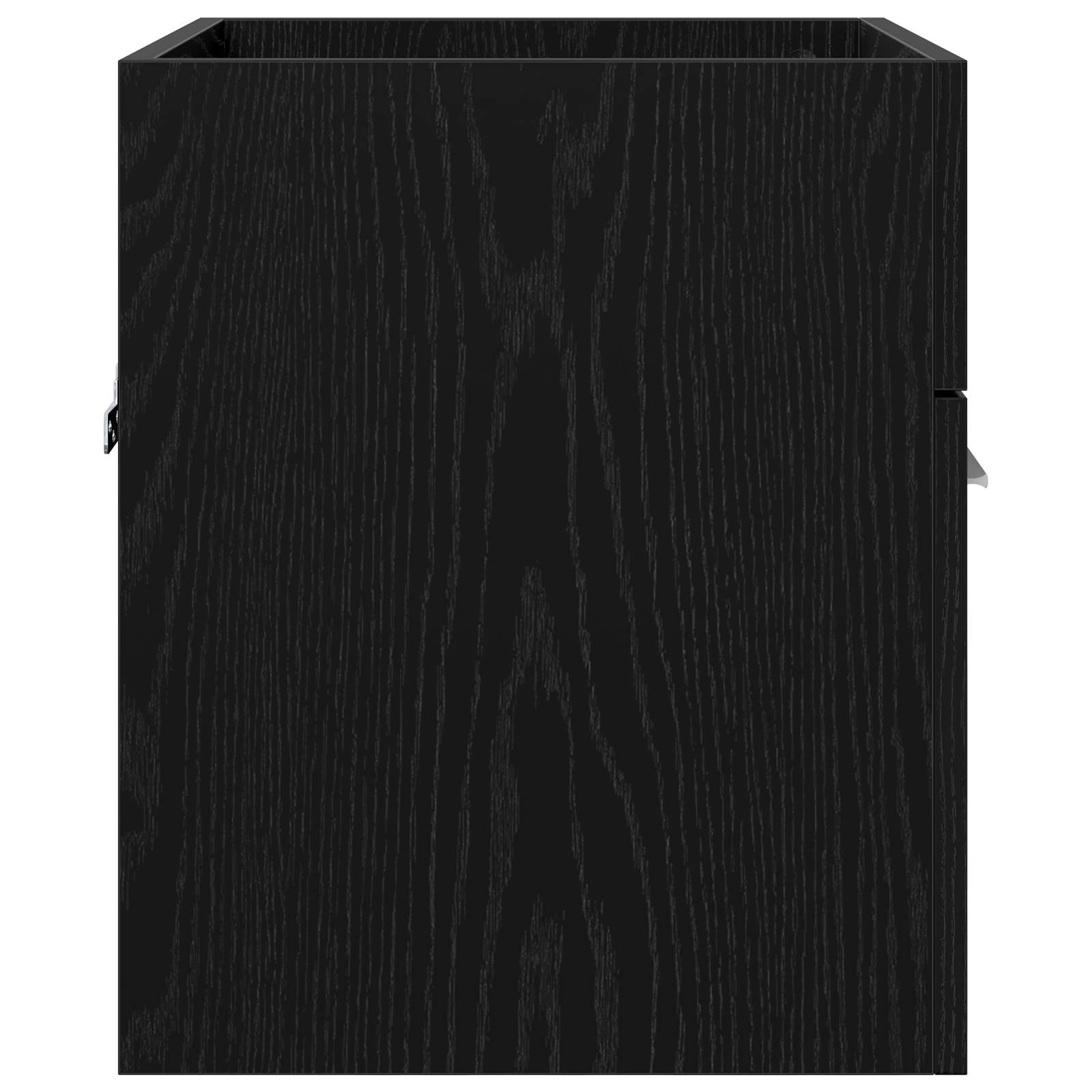 Waschbeckenunterschrank Schwarz Eichen-Optik 41 x 38,5 x 46 cm