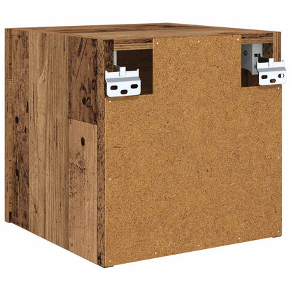 Wandmontiertes TV-Regal Altholz Holzwerkstoff