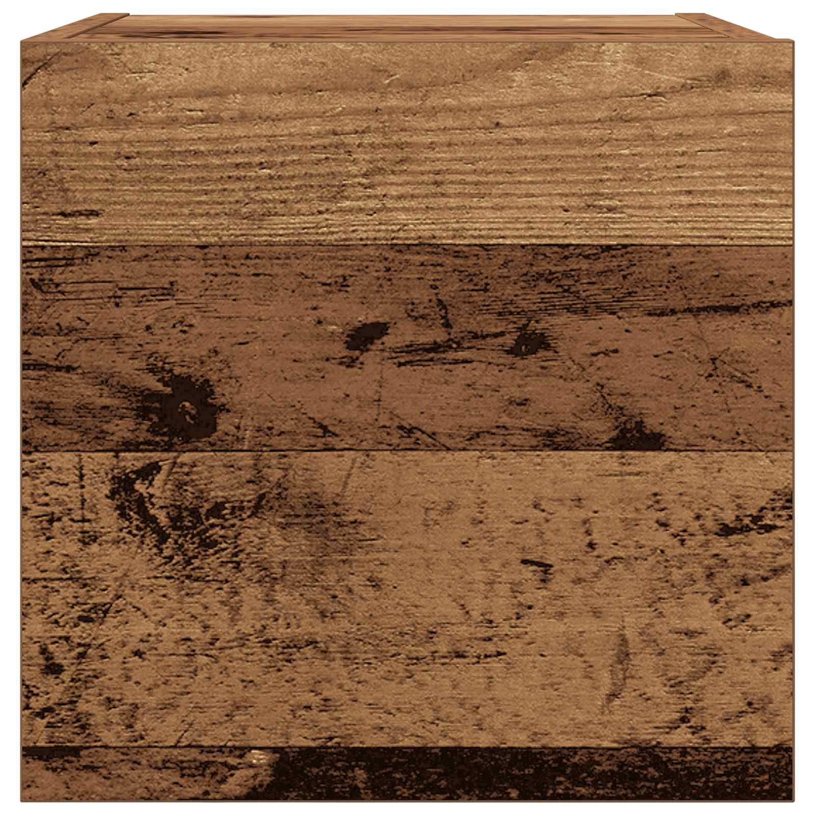 Wandmontiertes TV-Regal Altholz Holzwerkstoff