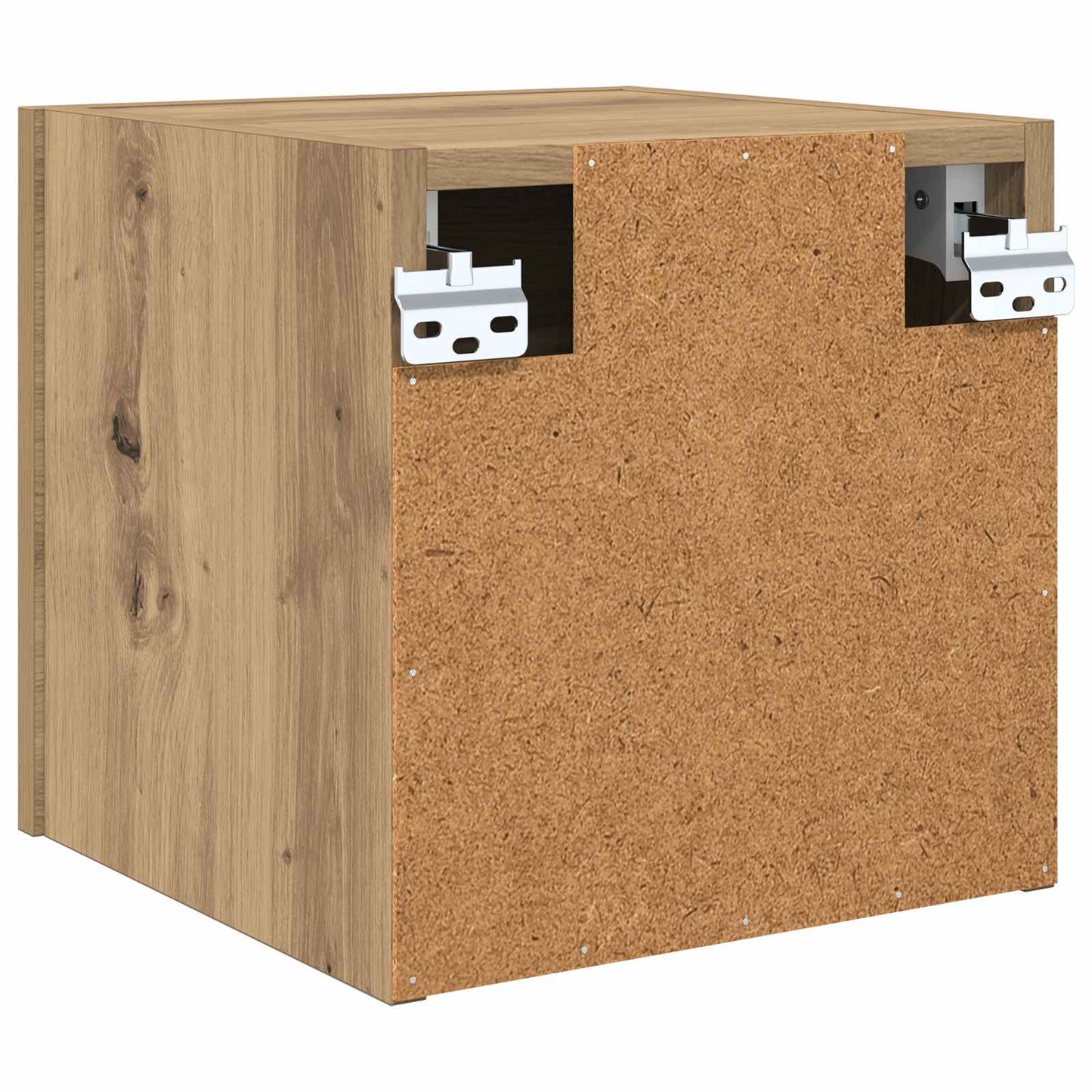 Wandmontiertes TV-Regal Artisan-Eiche Holzwerkstoff