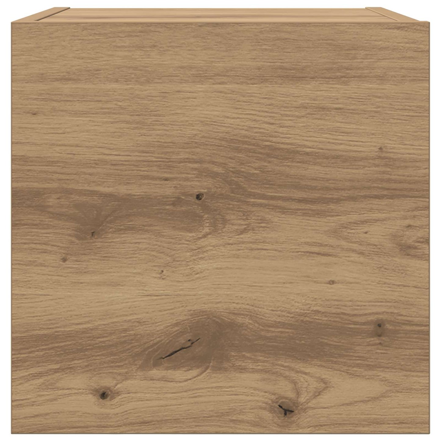 Wandmontiertes TV-Regal Artisan-Eiche Holzwerkstoff