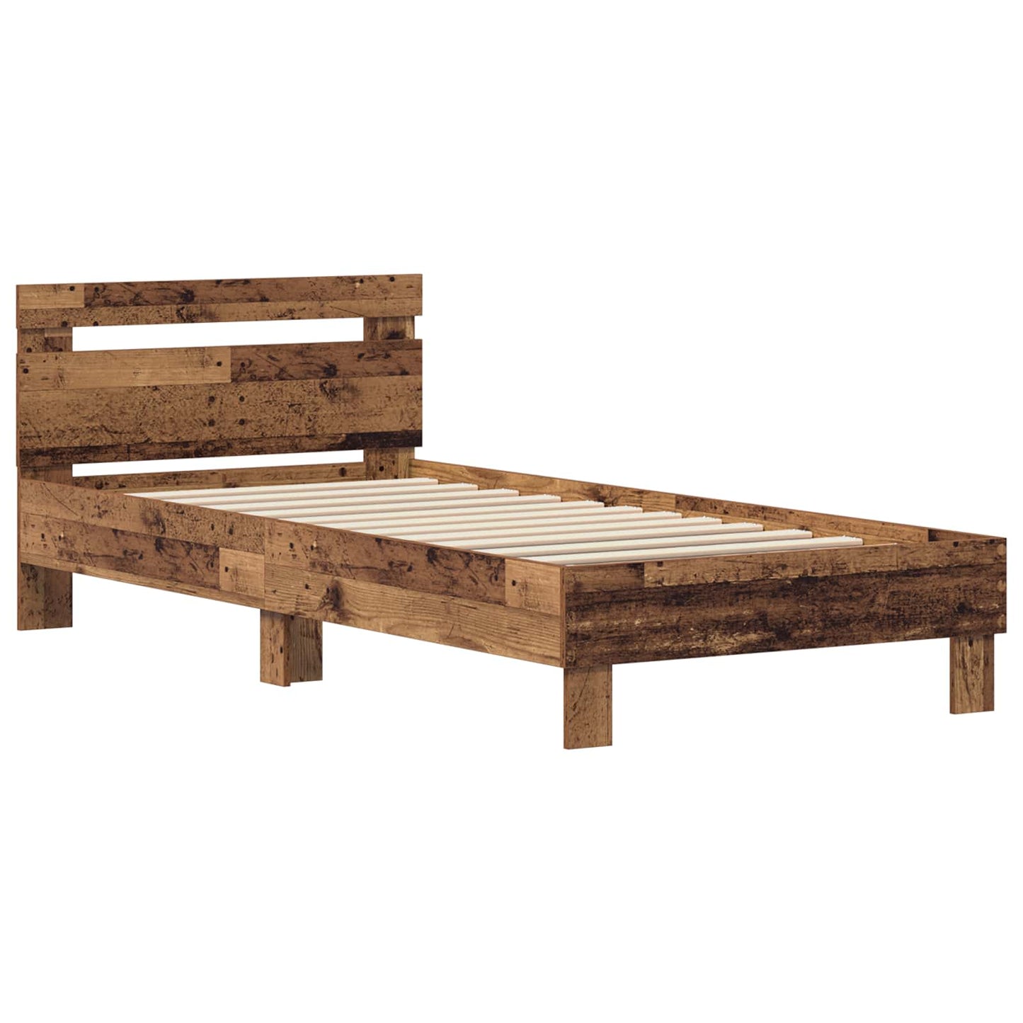 Bettrahmen Altholz 98,5 x 200 cm Holzwerkstoff