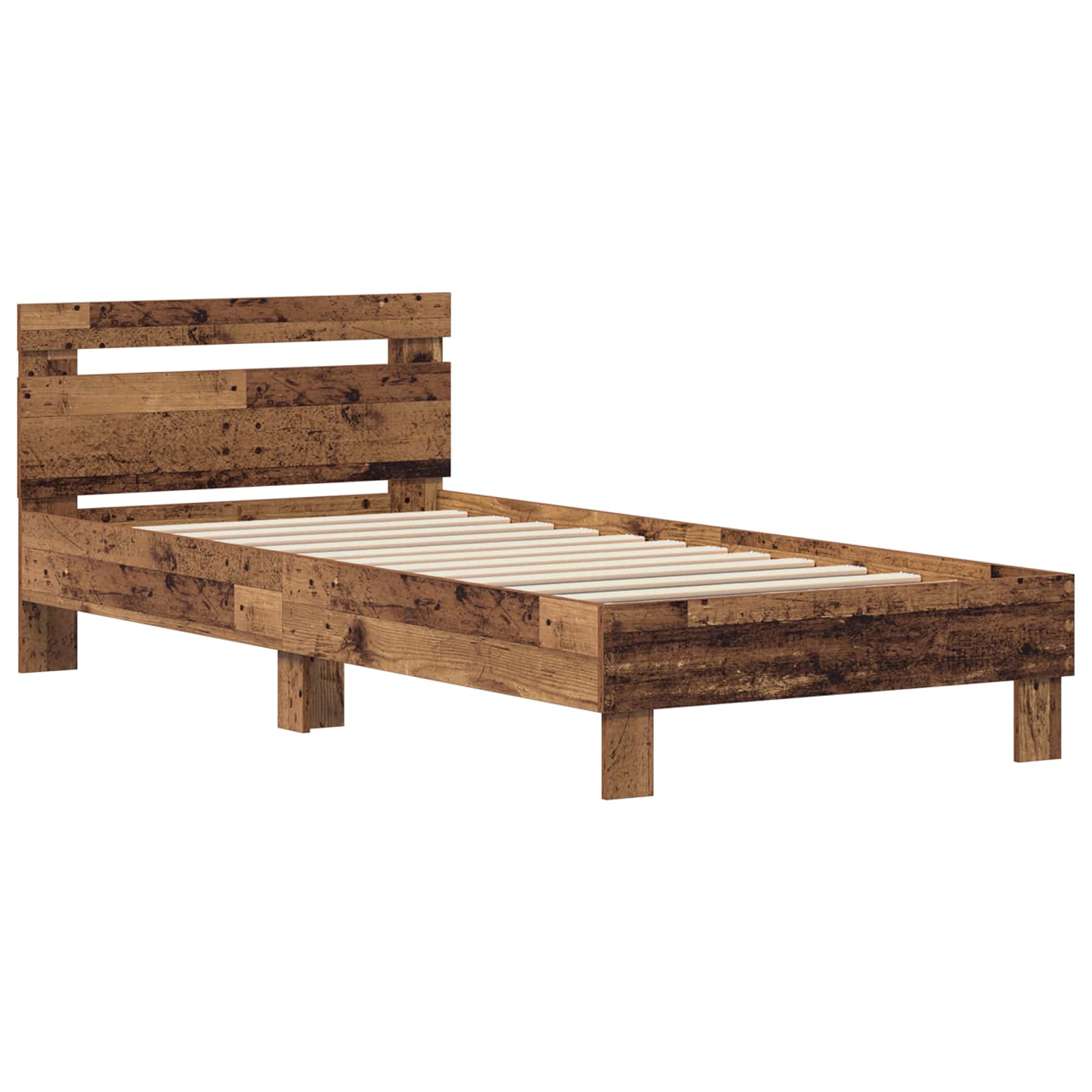 Bettrahmen Altholz 98,5 x 200 cm Holzwerkstoff