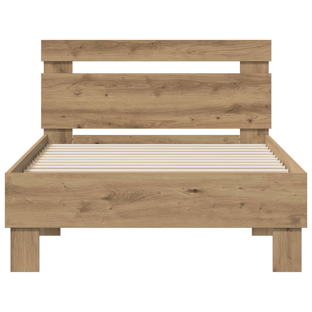 Bettrahmen Artisan-Eiche 75 x 190 cm Holzwerkstoff