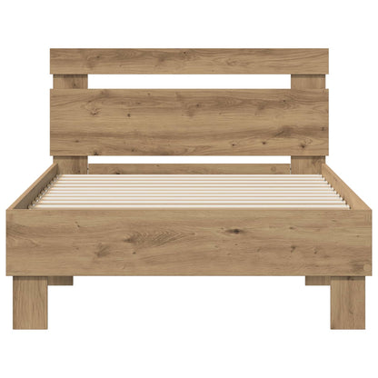 Bettrahmen Artisan-Eiche 75 x 190 cm Holzwerkstoff