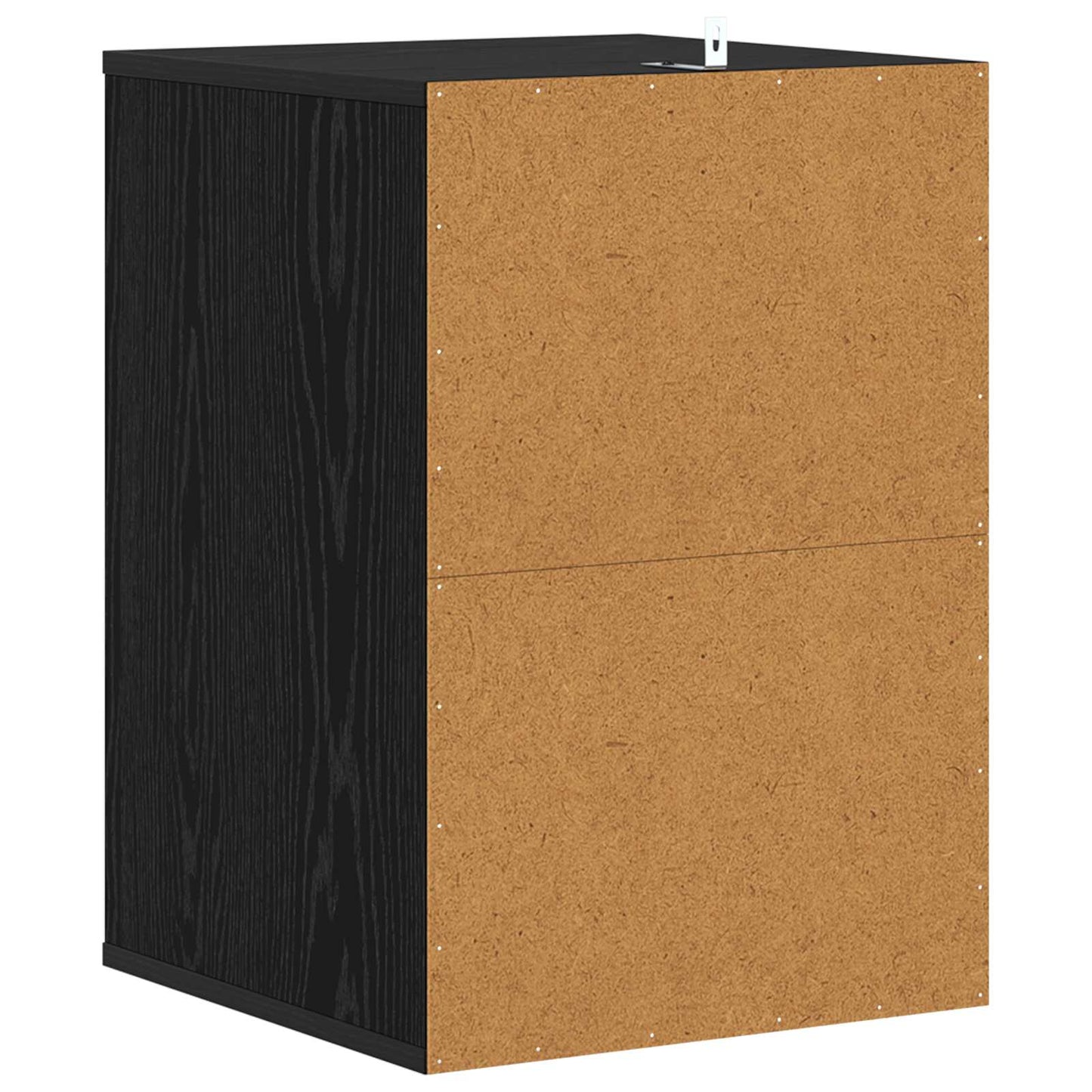 Schubladenschrank 3-Schublade Schwarz Eichen-Optik