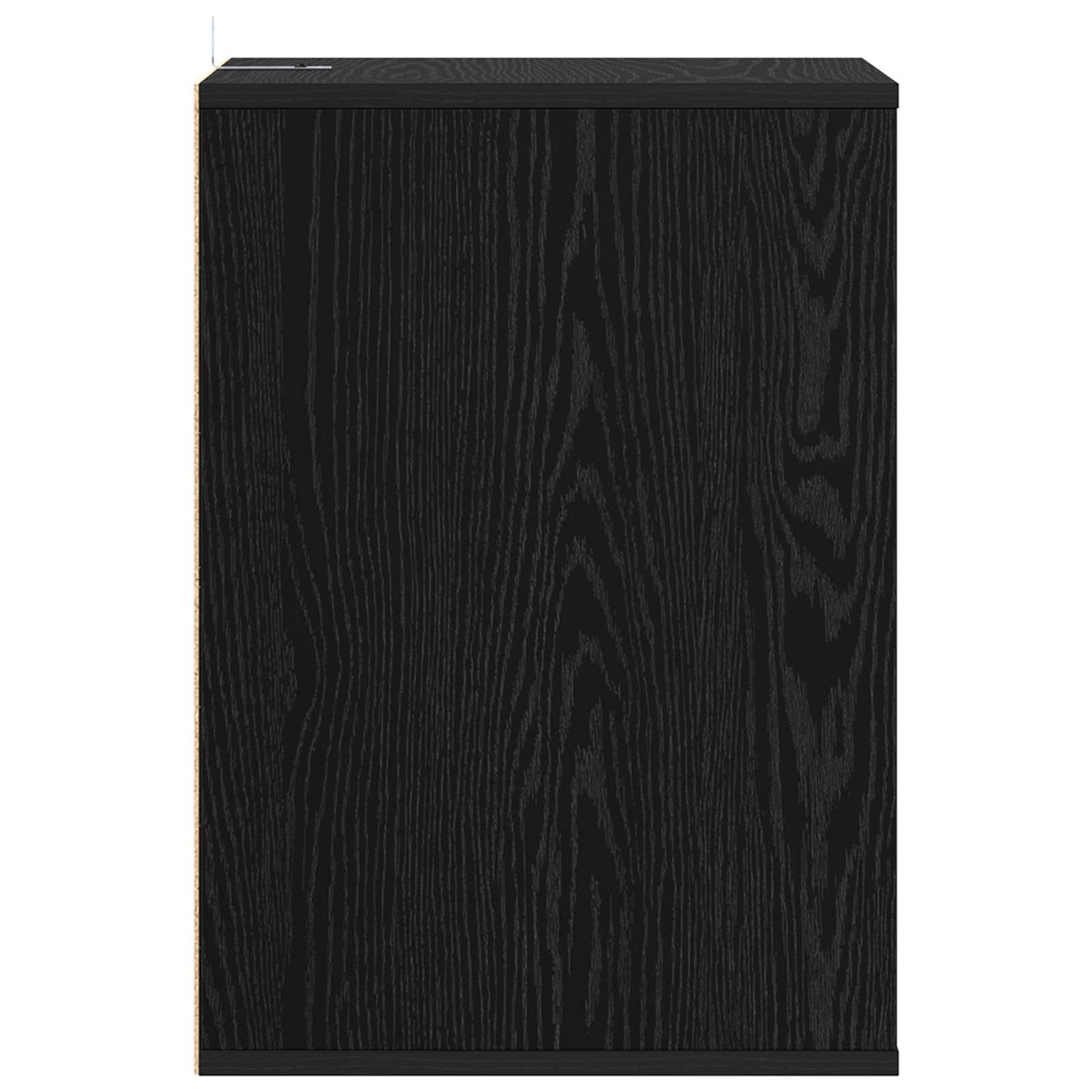 Schubladenschrank 3-Schublade Schwarz Eichen-Optik