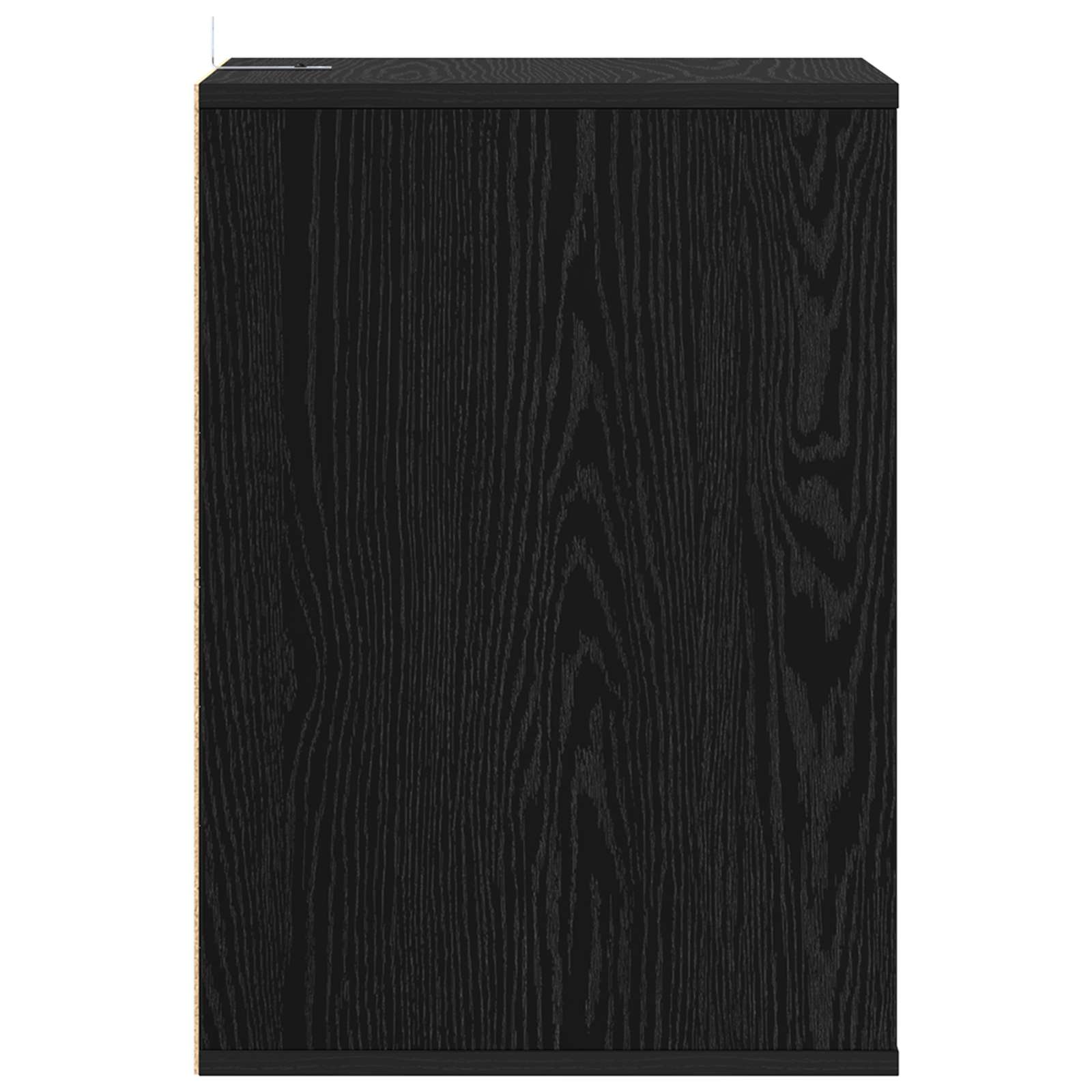 Schubladenschrank 3-Schublade Schwarz Eichen-Optik