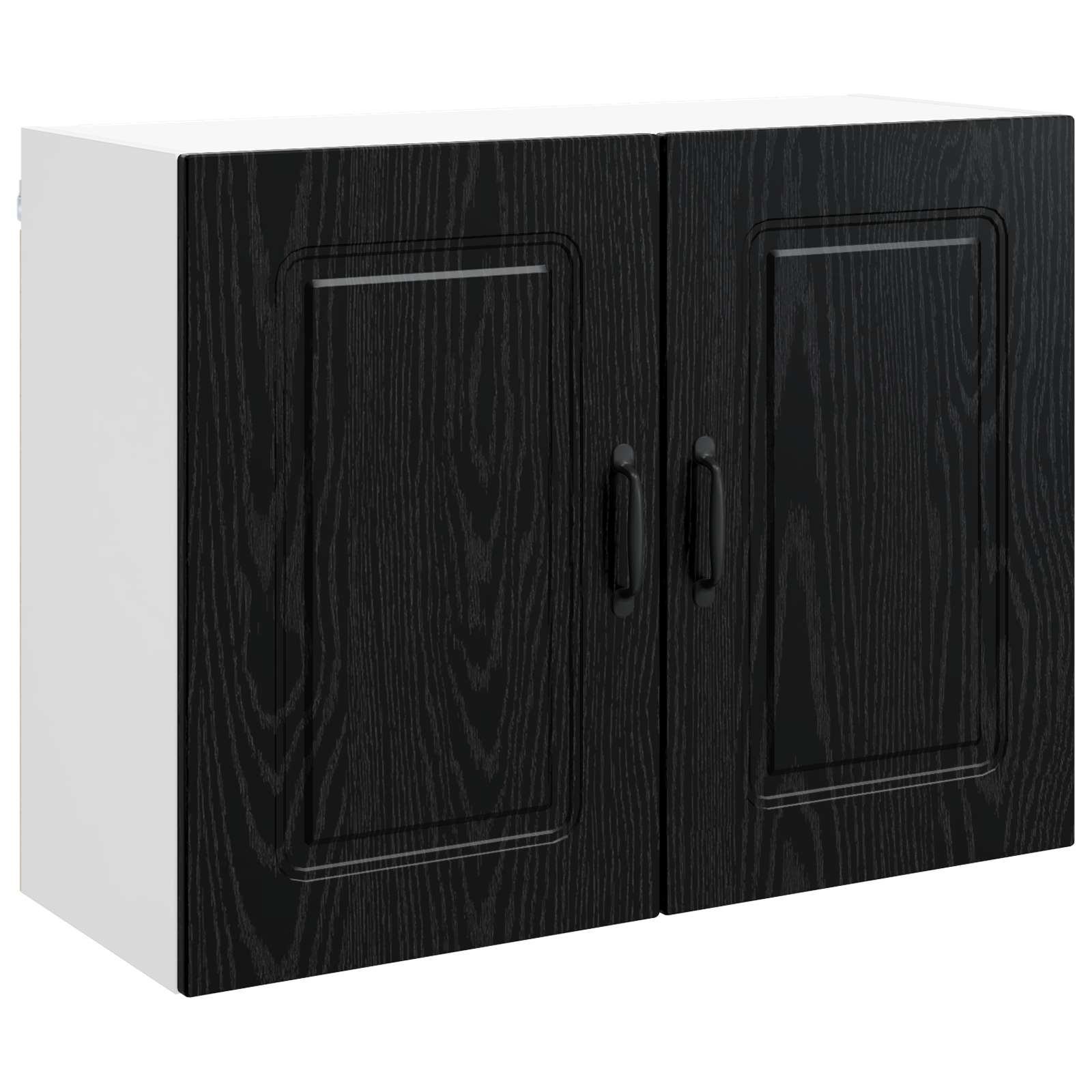 Geschirrspülerfront Kalmar Schwarz Eichen-Optik 80 x 31 x 60 cm