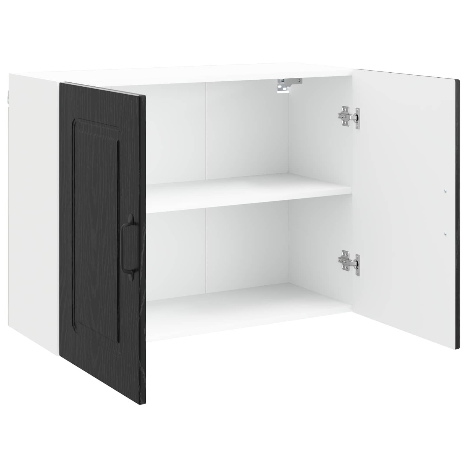 Geschirrspülerfront Kalmar Schwarz Eichen-Optik 80 x 31 x 60 cm