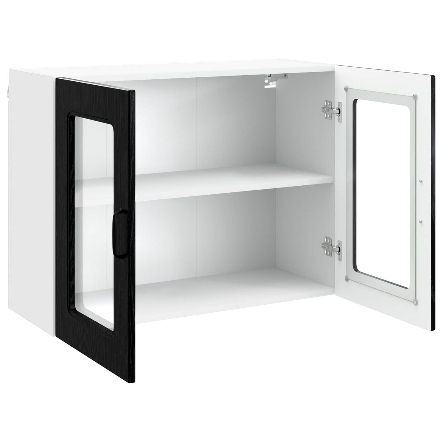 Geschirrspülerfront Kalmar Schwarz Eichen-Optik 80 x 31 x 60 cm