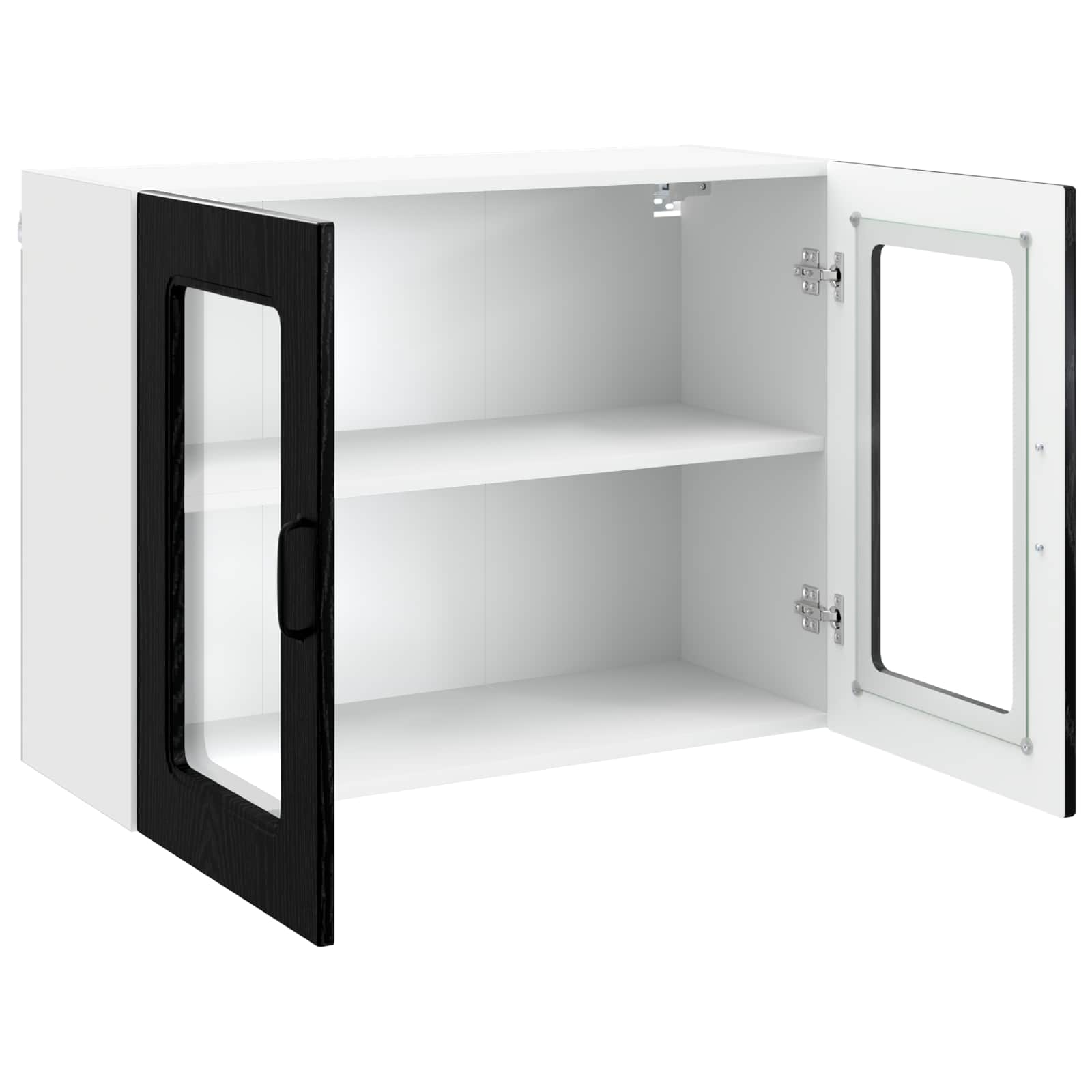 Geschirrspülerfront Kalmar Schwarz Eichen-Optik 80 x 31 x 60 cm