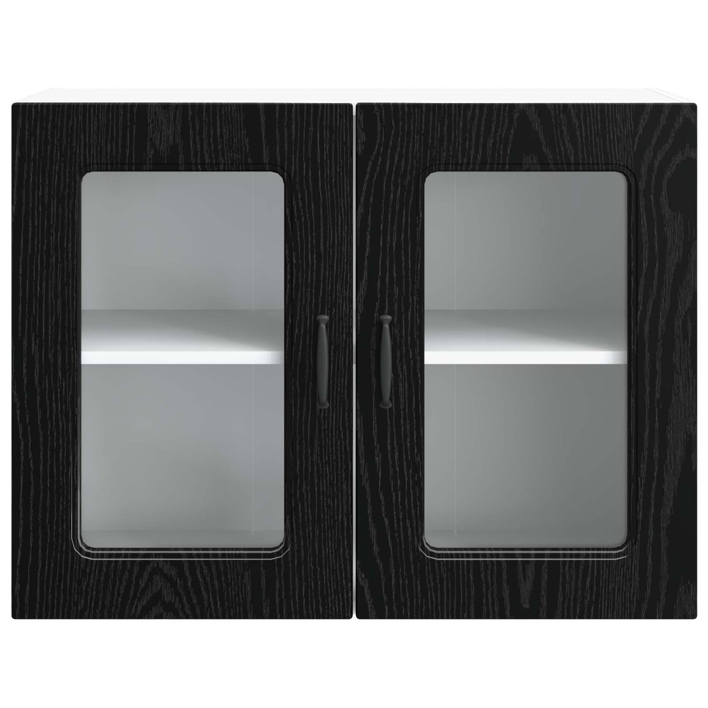Geschirrspülerfront Kalmar Schwarz Eichen-Optik 80 x 31 x 60 cm