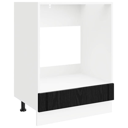 Backofenschrank LUCCA Schwarze Eiche 60 x 46 x 81,5 cm