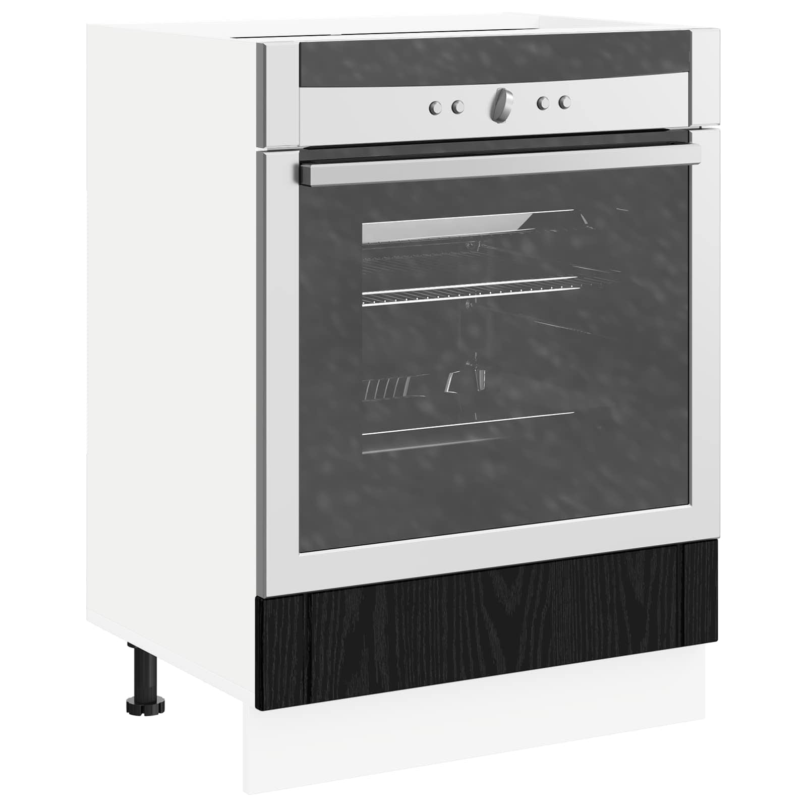Backofenschrank LUCCA Schwarze Eiche 60 x 46 x 81,5 cm