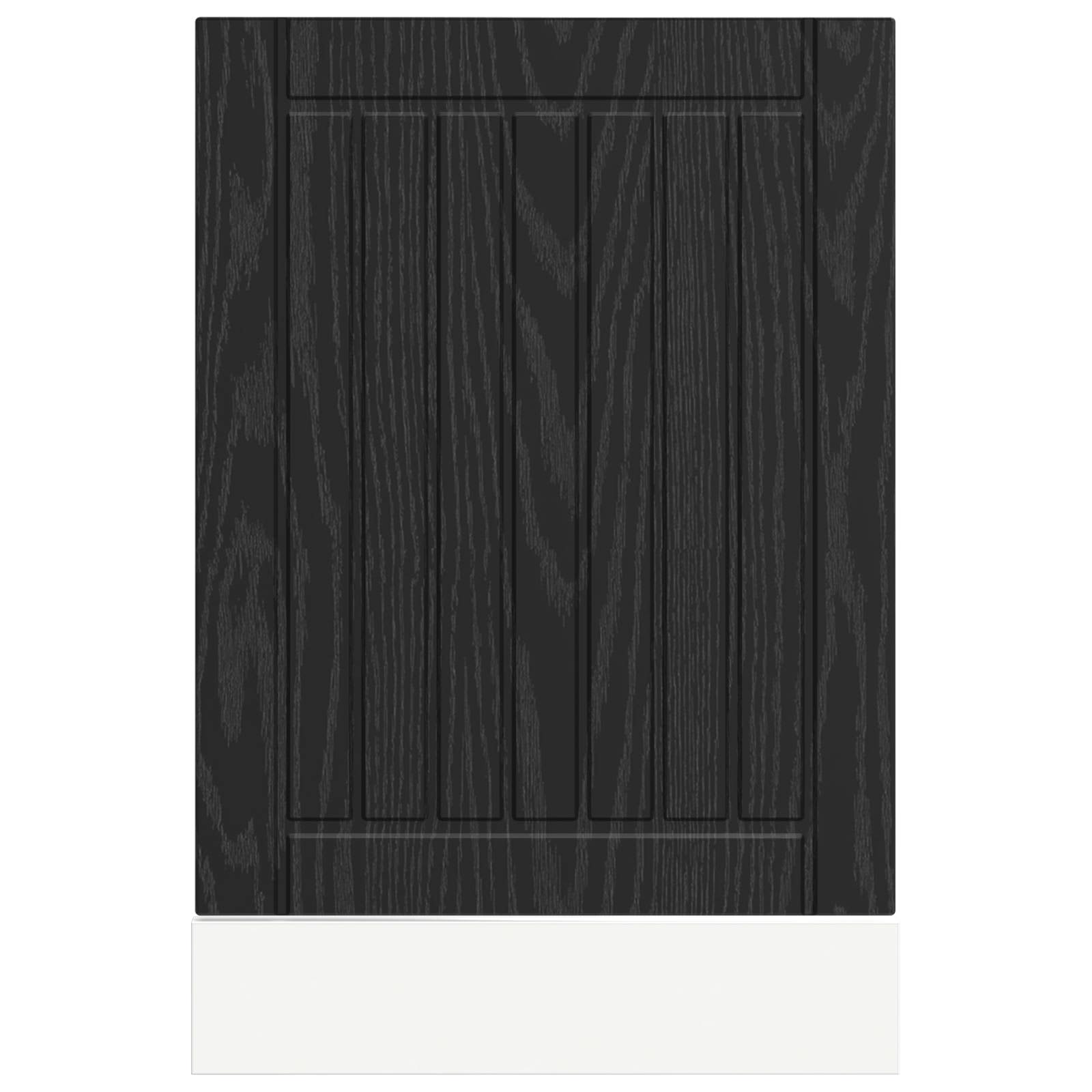 Geschirrspülerfront LUCCA Schwarze Eiche 45 x 1,5 x 57 cm