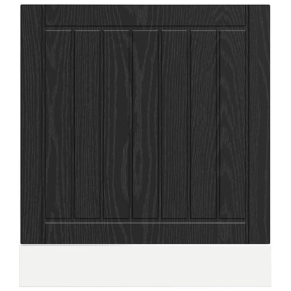 Geschirrspülerfront LUCCA Schwarze Eiche 60 x 1,5 x 57 cm