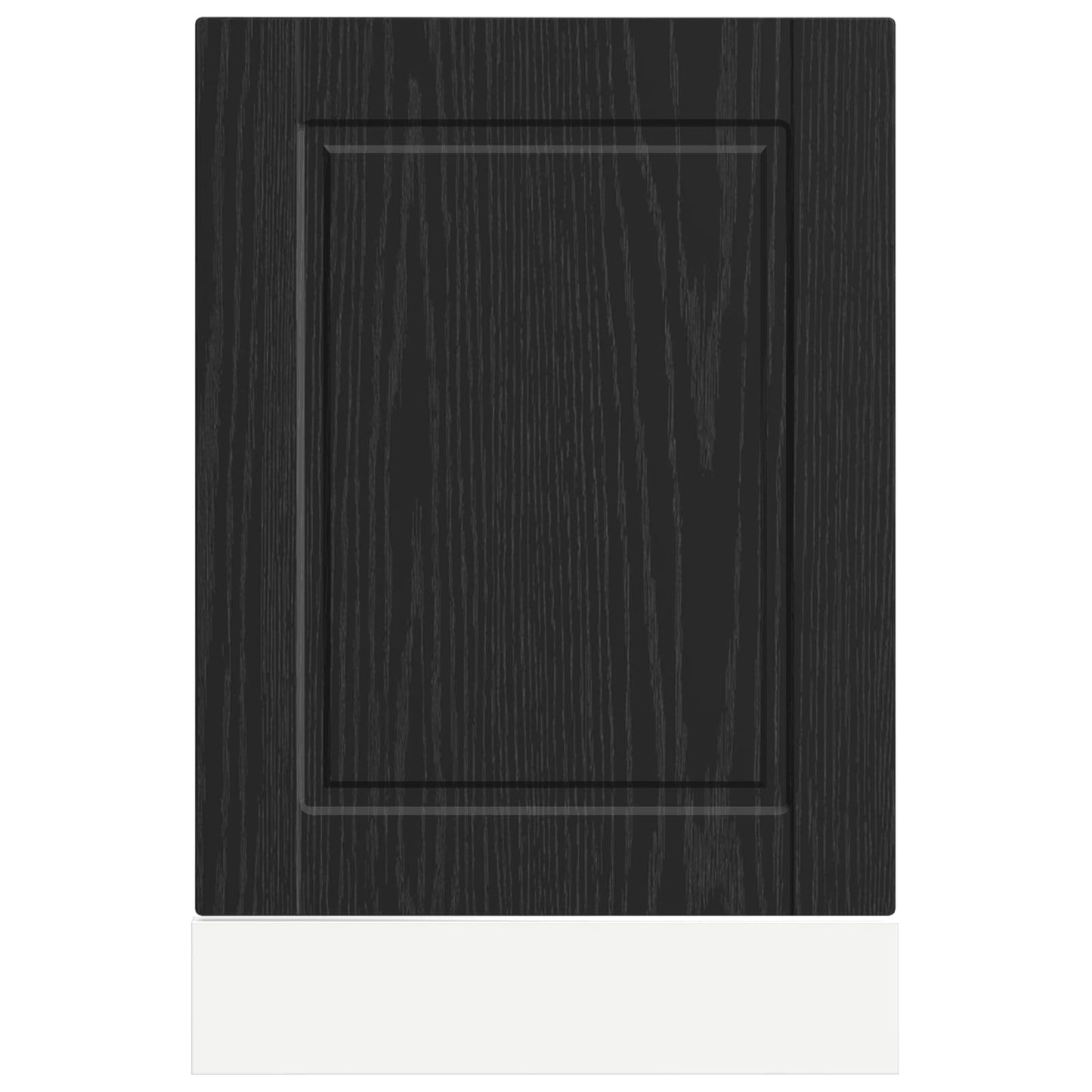 Geschirrspülerfront PORTO Schwarz Eichen-Optik 45 x 1,5 x 57 cm