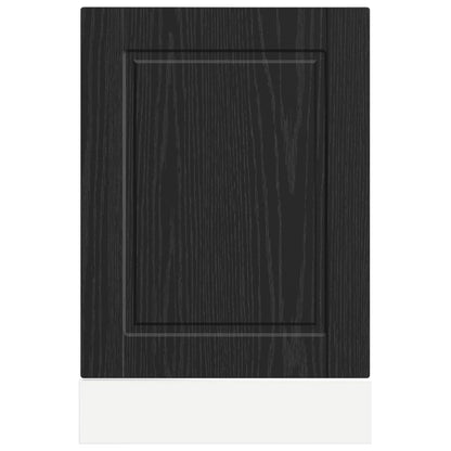 Geschirrspülerfront PORTO Schwarz Eichen-Optik 45 x 1,5 x 57 cm