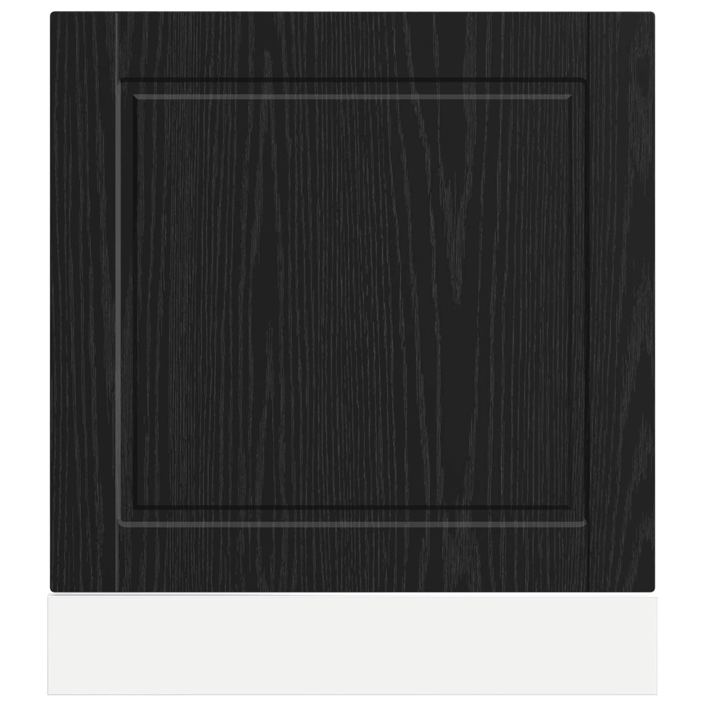 Geschirrspülerfront PORTO Schwarz Eichen-Optik 60 x 1,5 x 57 cm