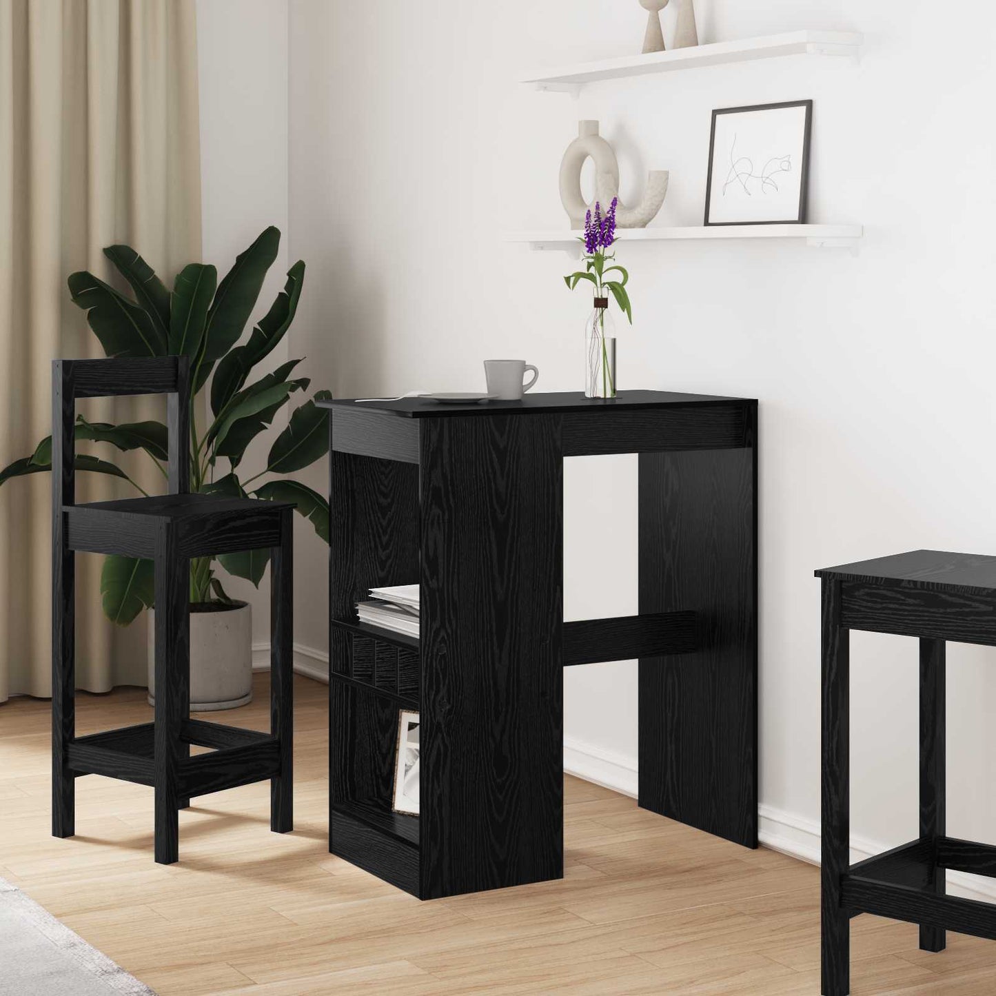 Bartisch 90 x 47,5 x 103,5 cm Holzwerkstoff Rechtwinklig