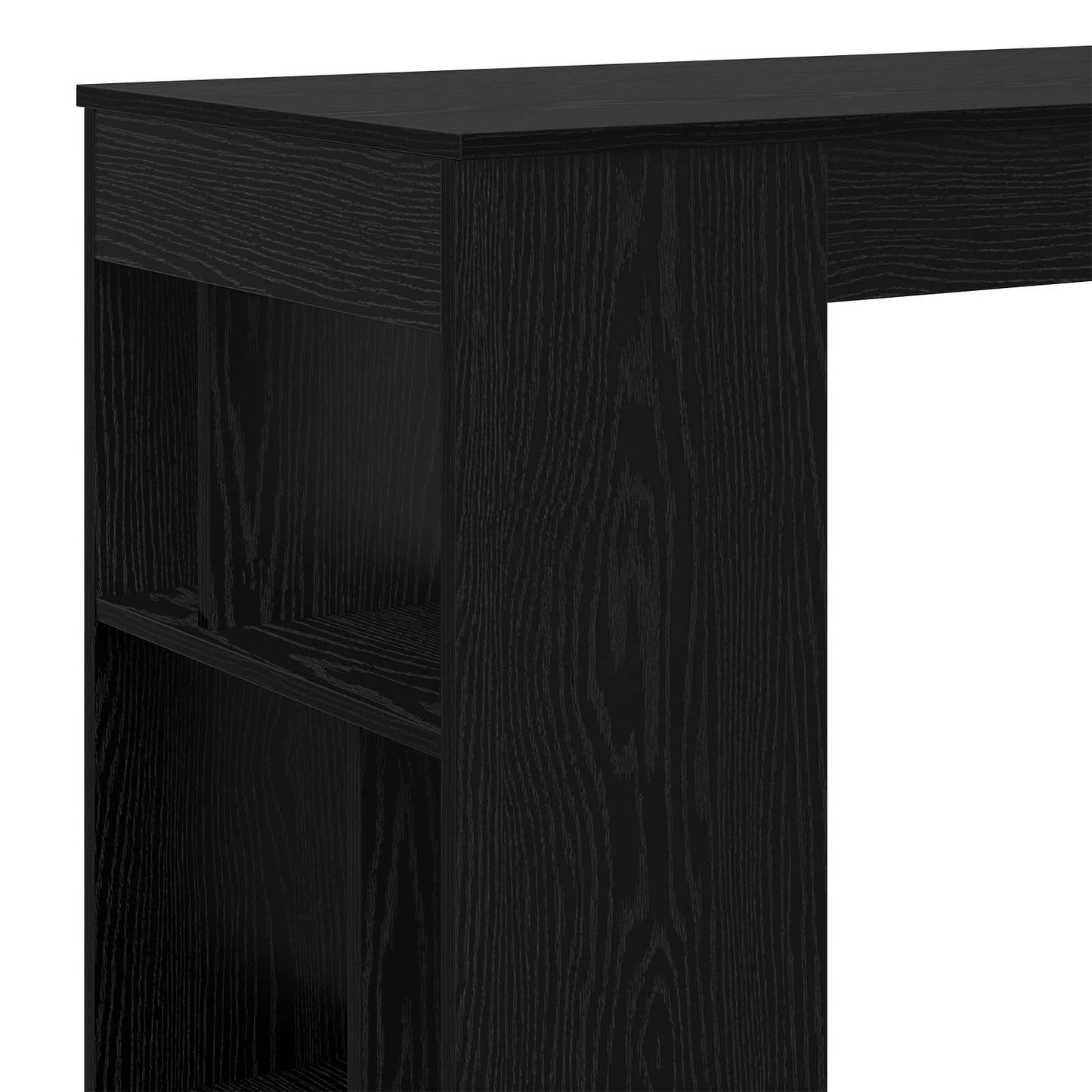 Bartisch 102 x 50 x 103,5 cm Holzwerkstoff Schwarz Eichen-Optik