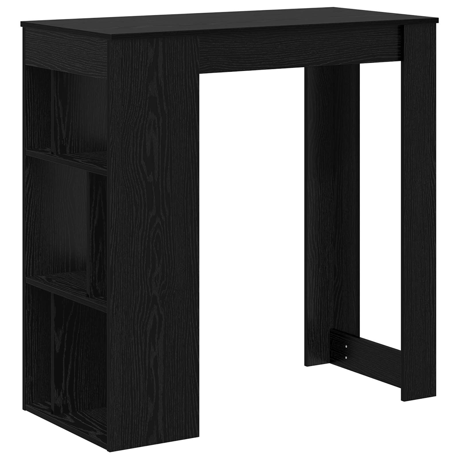 Bartisch 102 x 50 x 103,5 cm Holzwerkstoff Schwarz Eichen-Optik