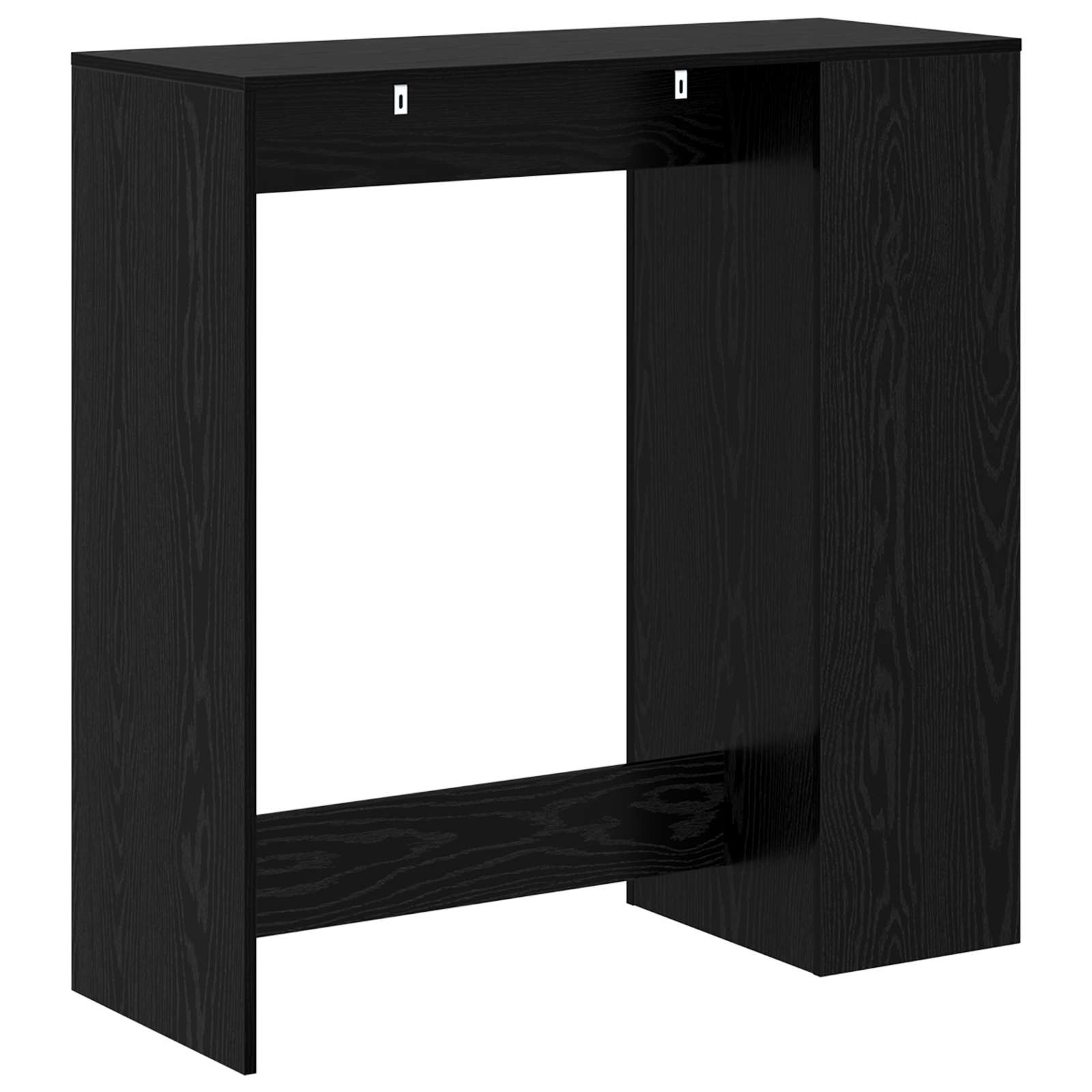 Bartisch 101 x 40 x 103,5 cm Holzwerkstoff Schwarz Eichen-Optik