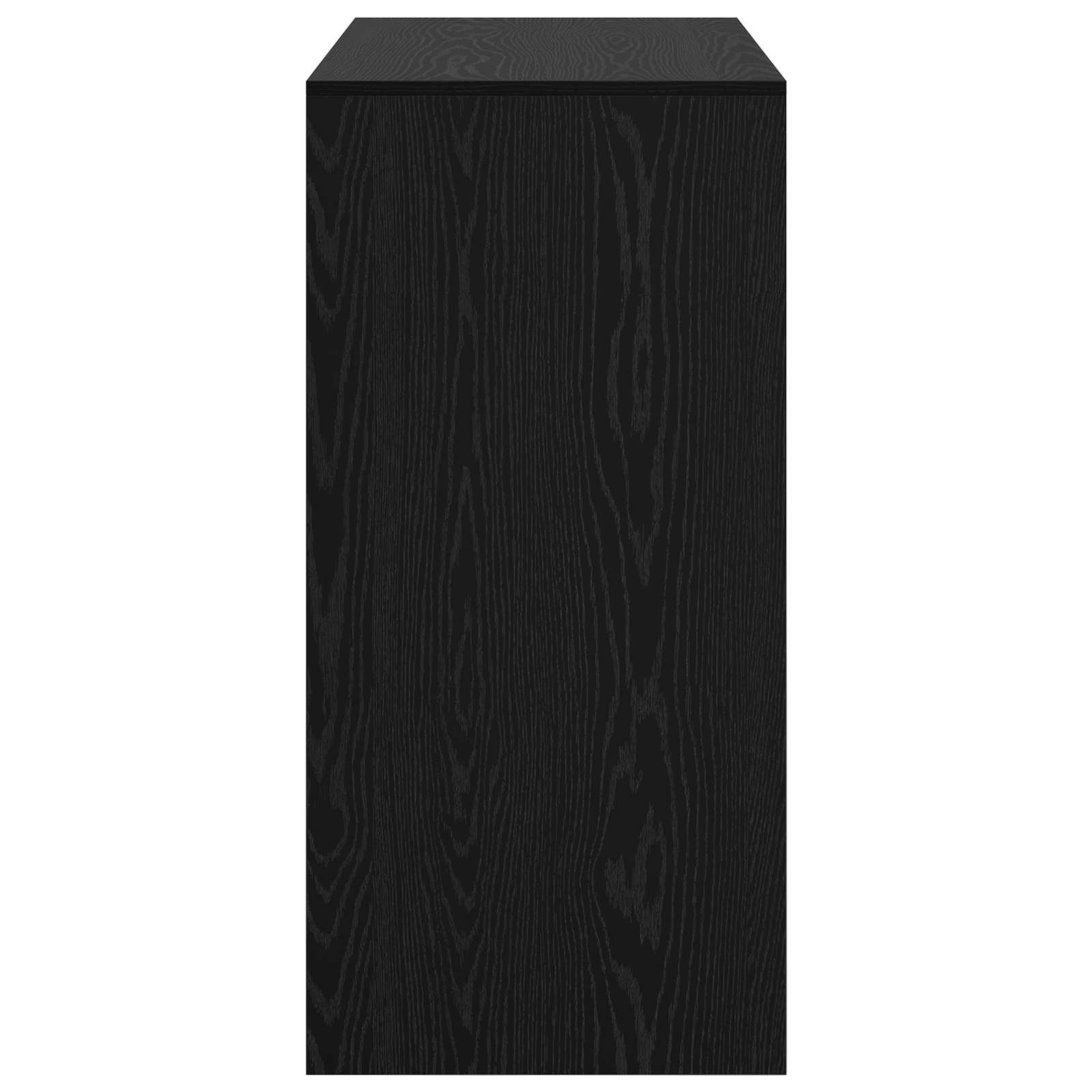 Bartisch 102 x 50 x 103,5 cm Holzwerkstoff Schwarz Eichen-Optik
