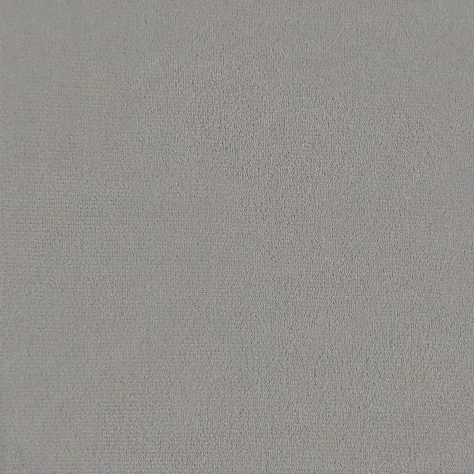 Bettrahmen mit Kopfteil Hellgrau 140 x 190 cm Samt