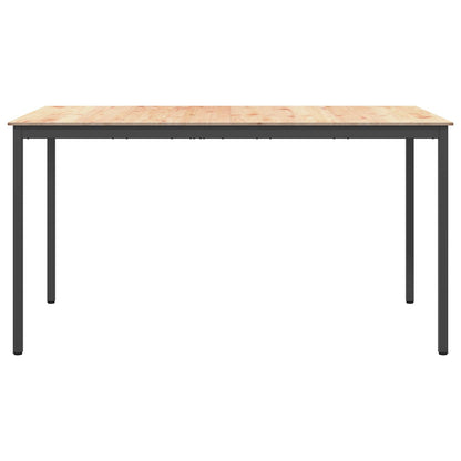 Bartisch Natur 200 x 100 x 105 cm Massives Kiefernholz