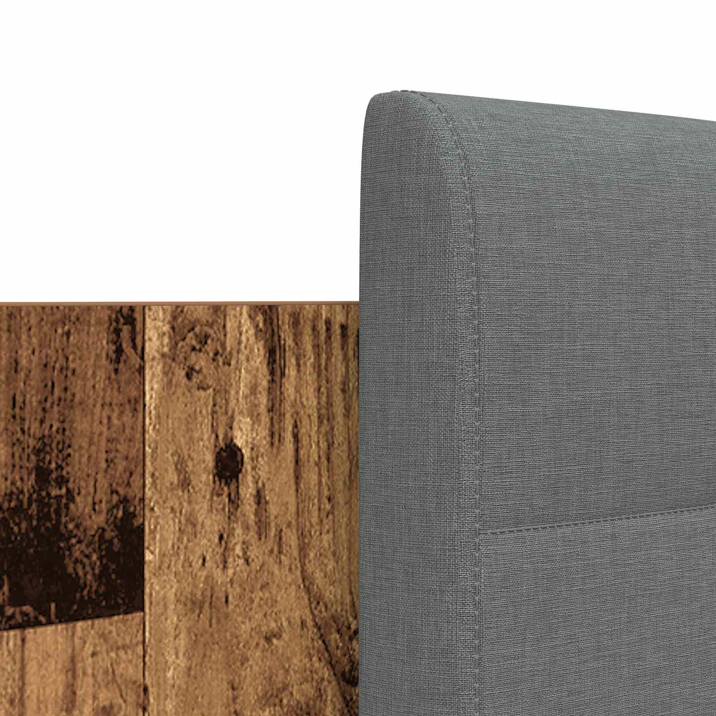 Bettgestell mit Kopfteil Altholz 120 x 200 cm Holzwerkstoff