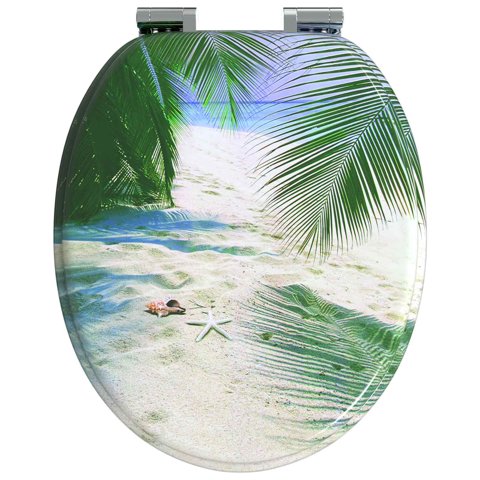 Soft-Close Toilet Seat 2 stk. Grün 44 x 38 cm MDF-Platte