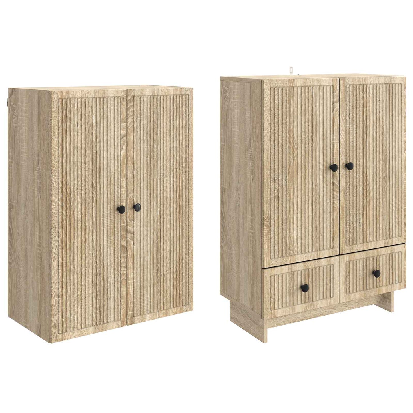 Schrankset 2 pcs Sonoma-Eiche 66 x 34,5 x 95 cm Holzwerkstoff