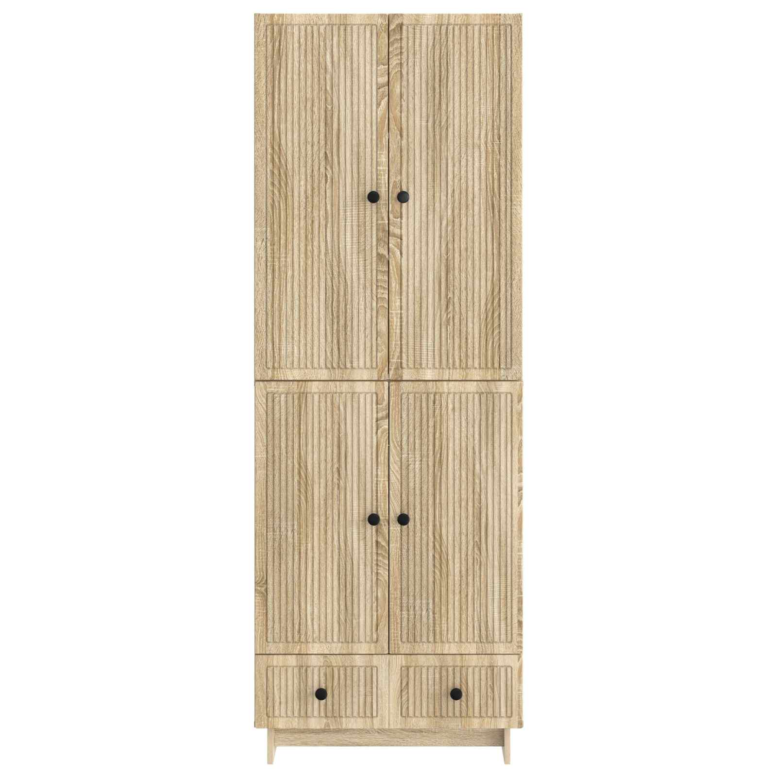Schrankset 2 pcs Sonoma-Eiche 66 x 34,5 x 95 cm Holzwerkstoff