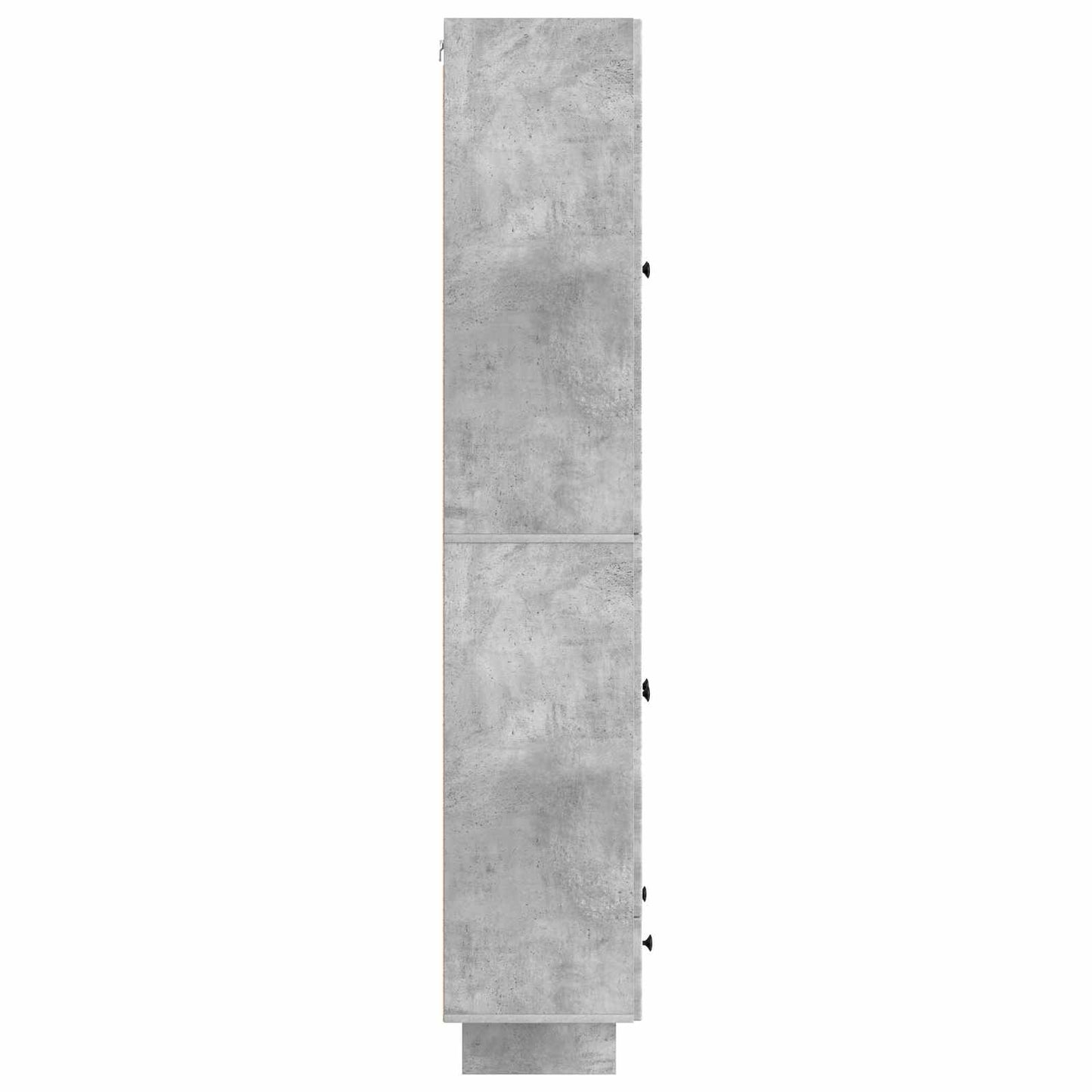Schrankset 2 pcs Betongrau 66 x 34,5 x 95 cm Holzwerkstoff