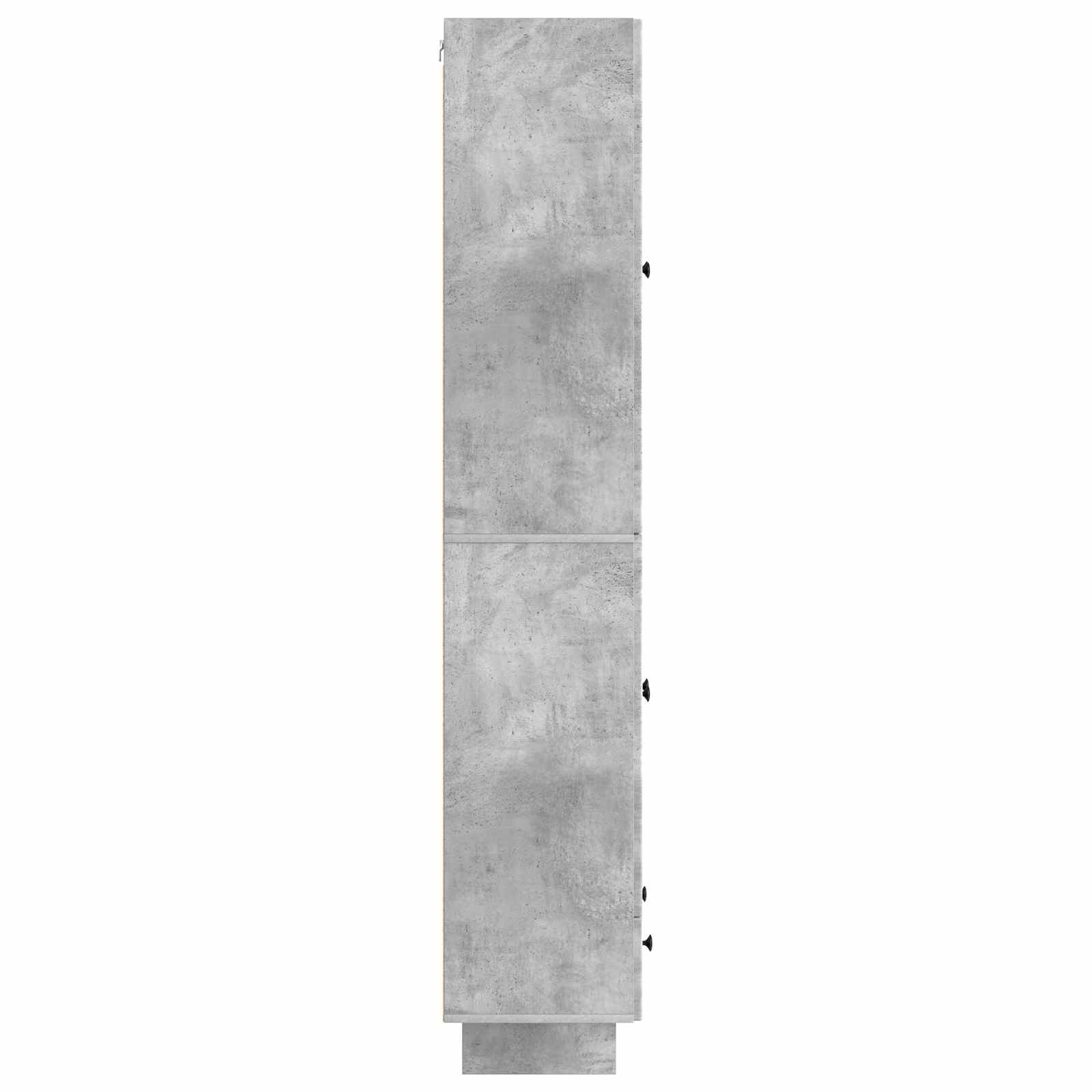 Schrankset 2 pcs Betongrau 66 x 34,5 x 95 cm Holzwerkstoff