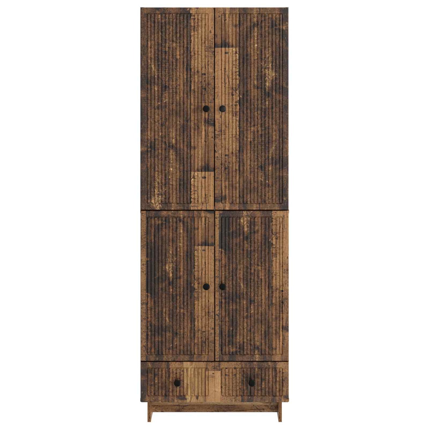 Schrankset 2 stk. Altholz Holzwerkstoff