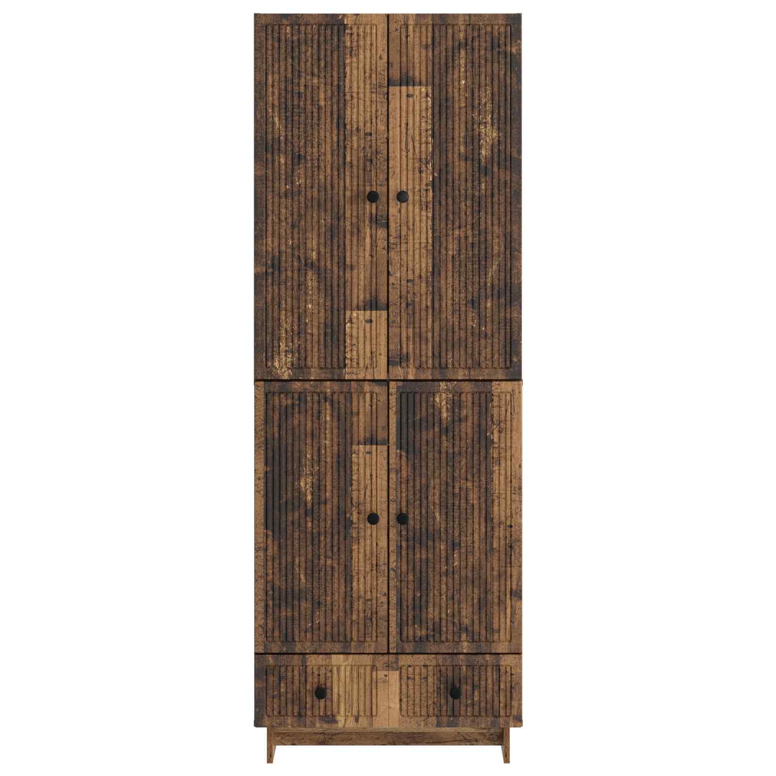 Schrankset 2 stk. Altholz Holzwerkstoff