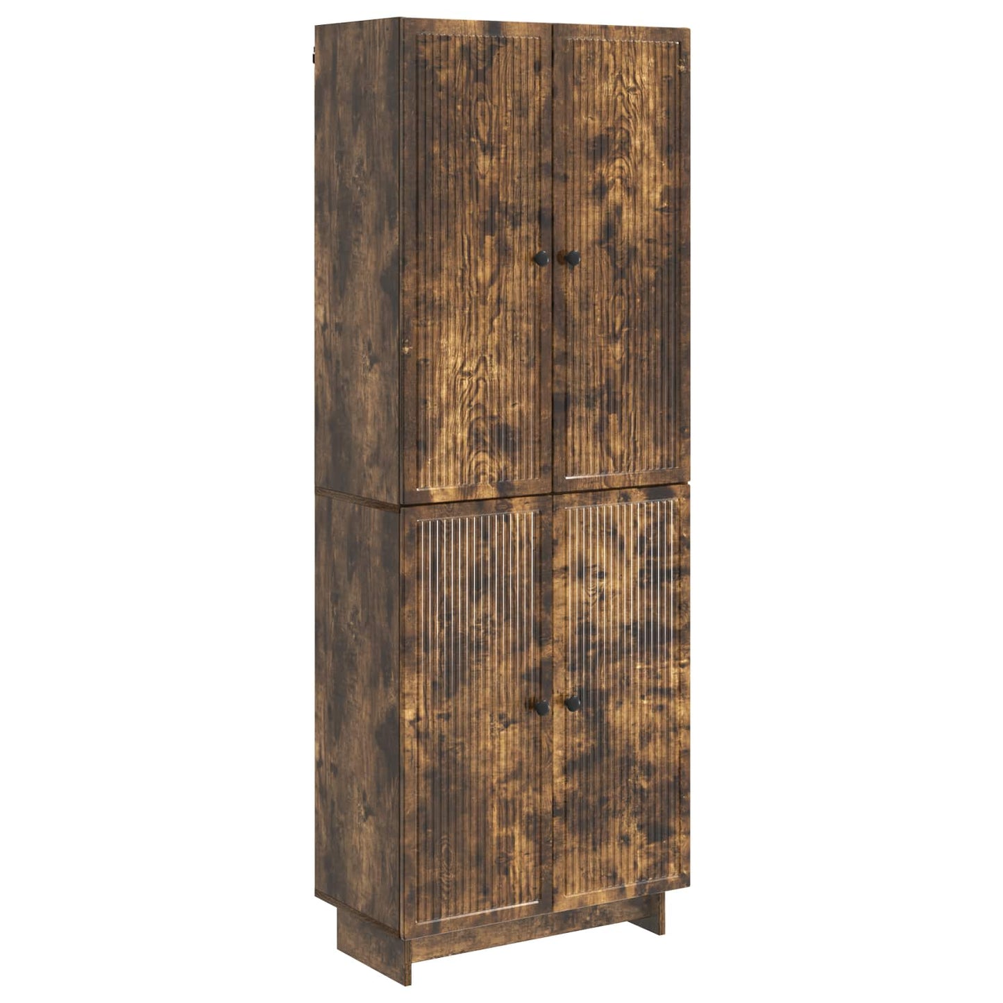 Schrankset 2 stk. Räuchereiche Holzwerkstoff